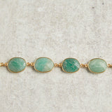 Elyssa Bass Designs PEARL CHARM BEZEL BRACELET