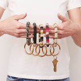 Ink and Alloy CHLOE SEED BEAD KEY RING