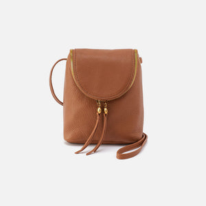 Hobo FERN CROSSBODY BAG Pebbled Leather Warm Honey
