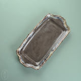 Etta B Pottery RECTANGLE TRAY HANDLES