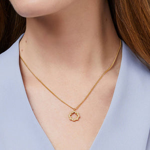 Julie Vos ODETTE SOLITAIRE NECKLACE