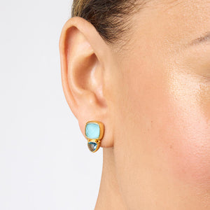 Julie Vos AQUITAINE DUO STUD EARRINGS