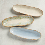 Etta B Pottery FLIRTY EDGE OLIVE DISH