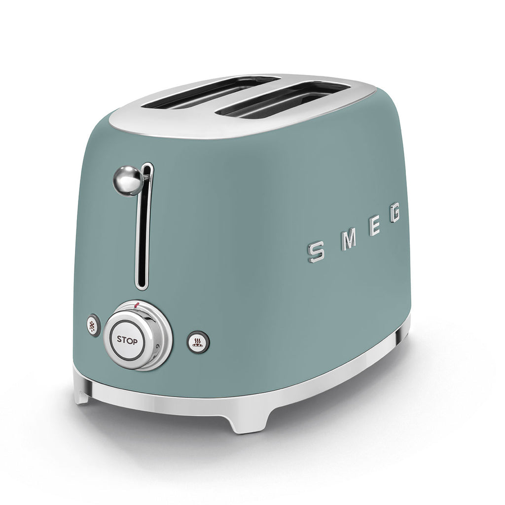 SMEG TWO SLICE TOASTER Emerald Green Matte