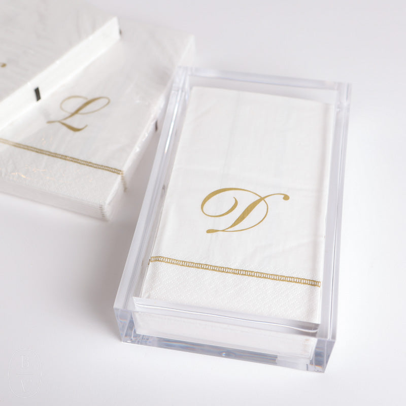 Caspari ACRYLIC GUEST NAPKIN HOLDER