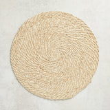 Blue Pheasant WHITLEY PLACEMAT Natural Jute Round