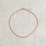 Elyssa Bass Designs GOLD ACCENT SMALL BEAD NECKLACE