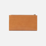 Hobo JILL LARGE BIFOLD WALLET SS25 Natural Polished Leather