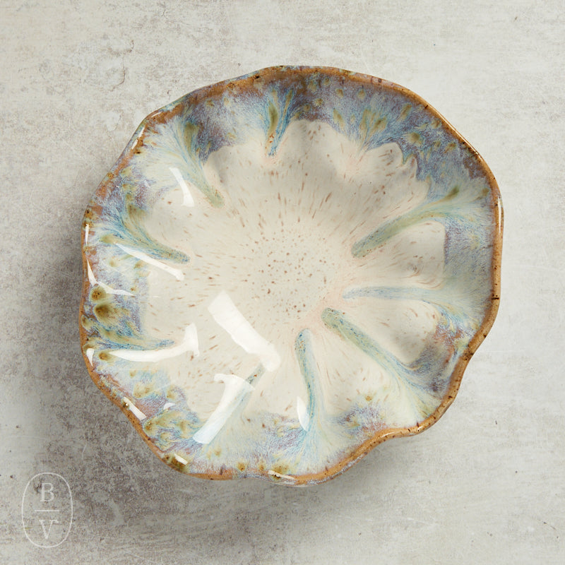 Etta B Pottery MINI FREEFORM BOWL Botanical