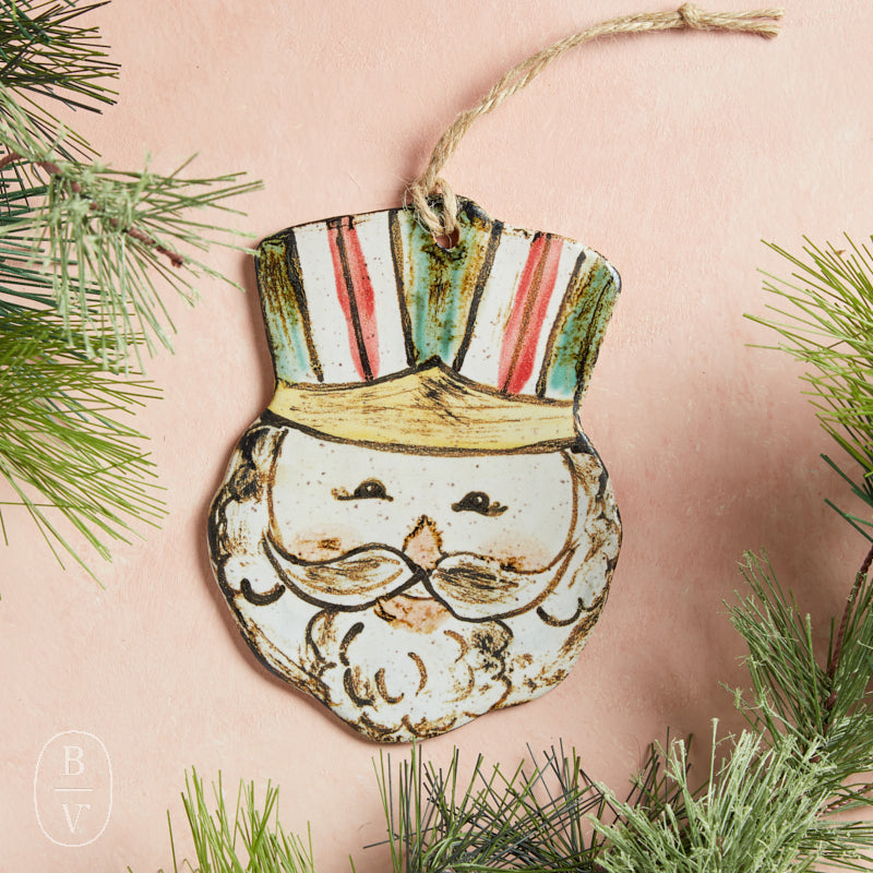 Etta B Pottery ORNAMENT Nutcracker
