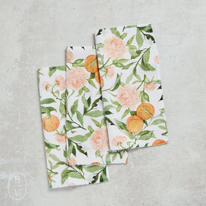 Geometry PEONY FOR YOUR THOUGHTS DISHCLOTH SET OF 3