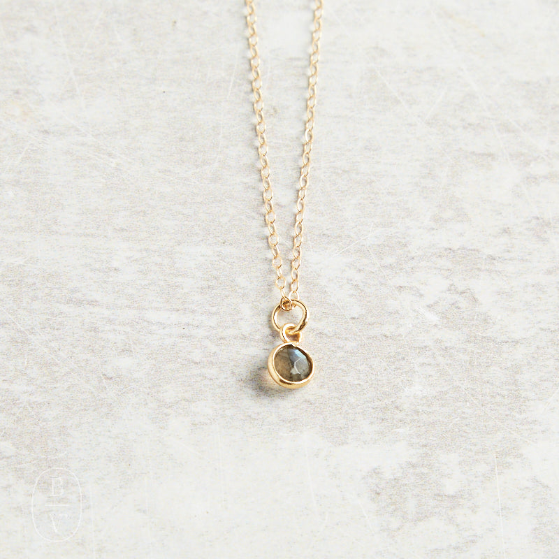 Darby Drake Jewelry and Design GEMSTONE NECKLACE - NCCGM530 Labradorite