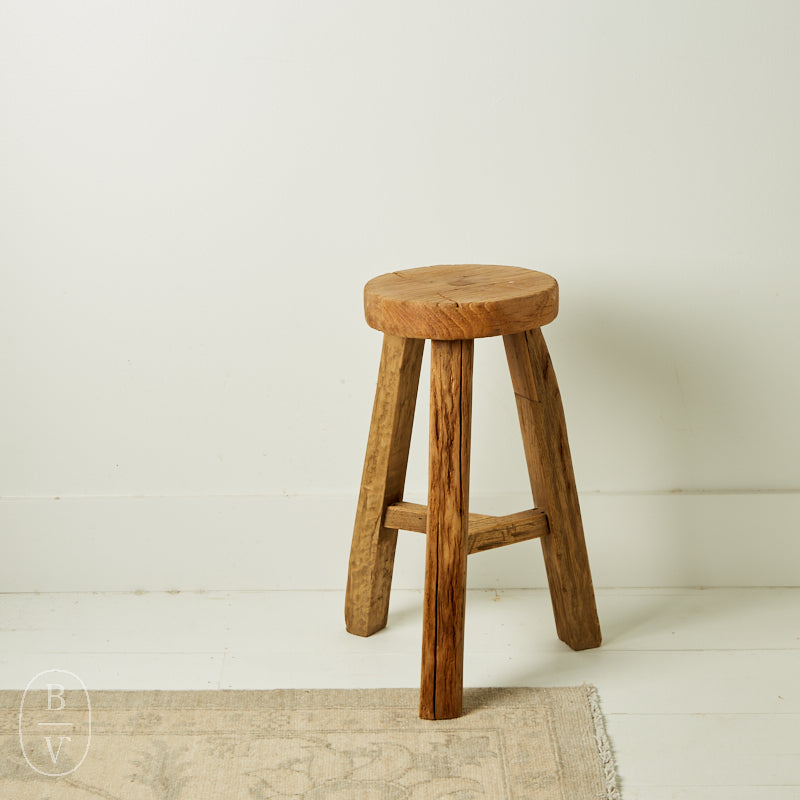 Knock on Wood Antiques WOOD STOOL