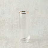 Zodax NEGRONI HAMMERED STEMLESS FLUTE GLASS
