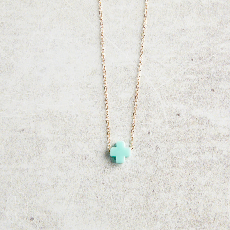 eNewton Design SIGNATURE CROSS NECKLACE