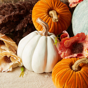 K and K Interiors RESIN PUMPKIN
