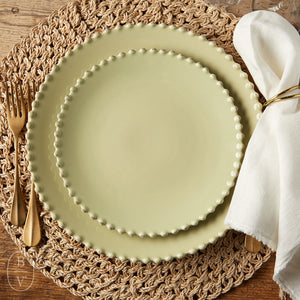 Casafina by Costa Nova PEARL SALAD PLATE Lily Green
