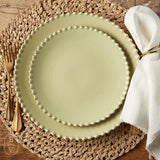 Casafina by Costa Nova PEARL SALAD PLATE Lily Green