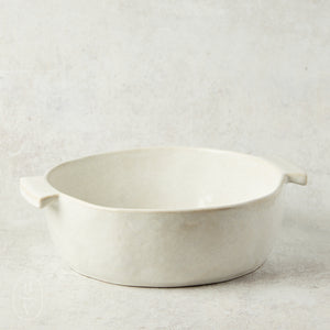 Carmel Ceramica COZINA ROUND BAKER White