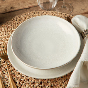 Carmel Ceramica LILY VALLEY PASTA BOWL White