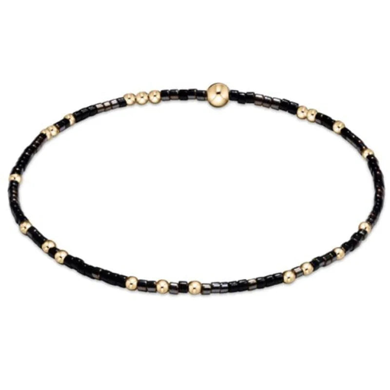 eNewton Design EXTENDS HOPE UNWRITTEN BRACELET SPRING 2024 7.25" Hooked On Onyx
