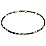 eNewton Design EXTENDS HOPE UNWRITTEN BRACELET SPRING 2024 7.25" Hooked On Onyx