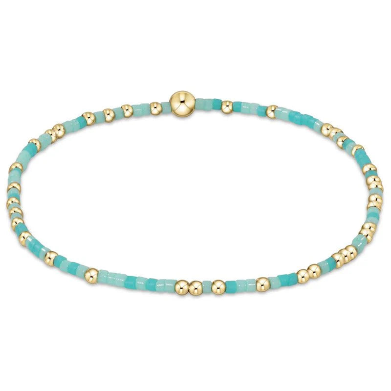 eNewton Design EGIRL HOPE UNWRITTEN BRACELET SPRING 2024 5.5" Mint To Be