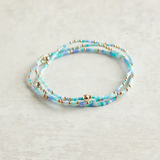 eNewton Design EGIRL HOPE UNWRITTEN BRACELET SPRING 2024 5.5" Sea Said