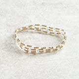 eNewton Design EXTENDS GEMSTONE GOLD SINCERITY PATTERN BRACELET 7.25"