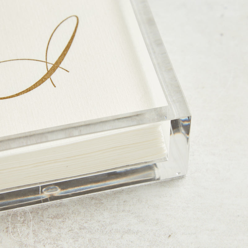 Caspari ACRYLIC COCKTAIL NAPKIN HOLDER