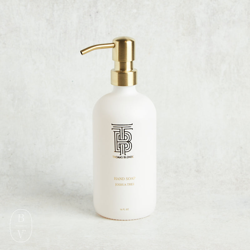 Thomas Blonde GLASS DISPENSER HAND SOAP Joshua Tree