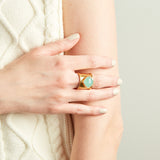 Elyssa Bass Designs GOLD CUFF RING
