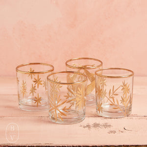 Creative Co-op ETCHED GLASS VOTIVE HOLDER