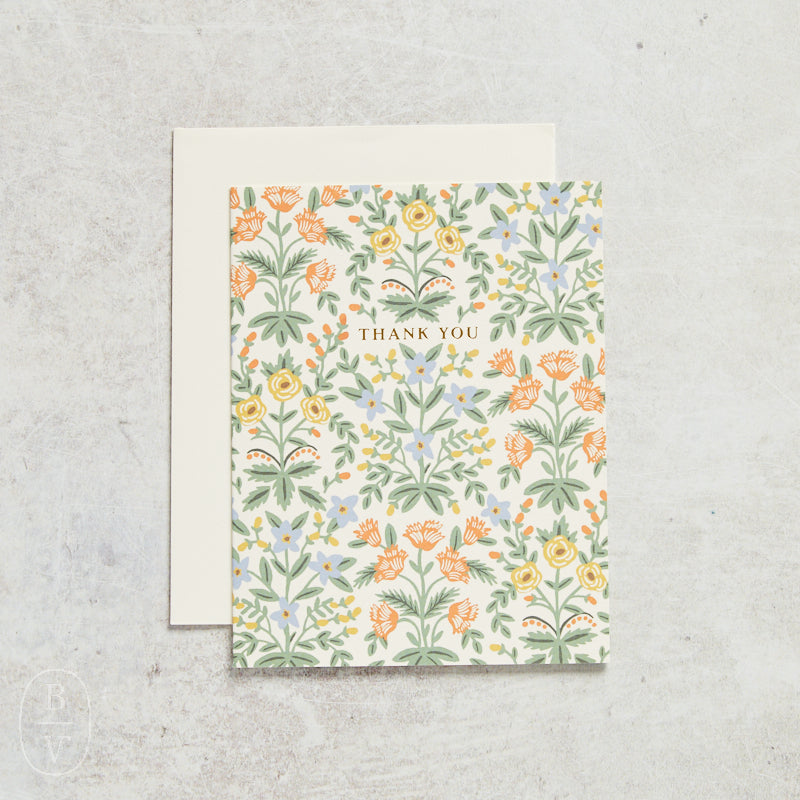 Rifle Paper Co LOTTIE THANK YOU CARD