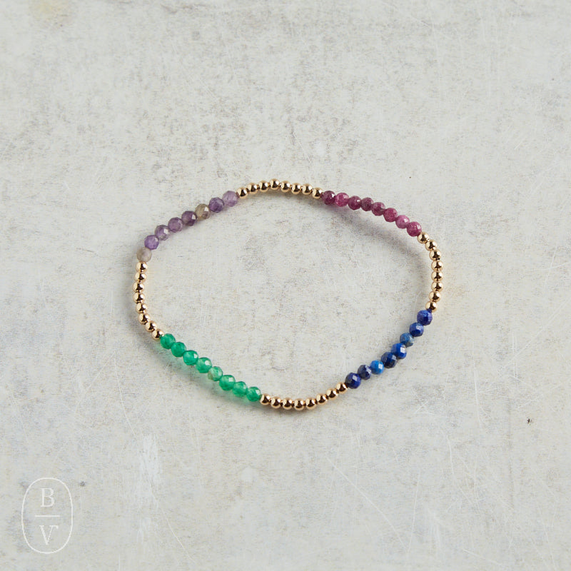 eNewton Design BLISSFUL PATTERN BEAD BRACELET 2.5mm