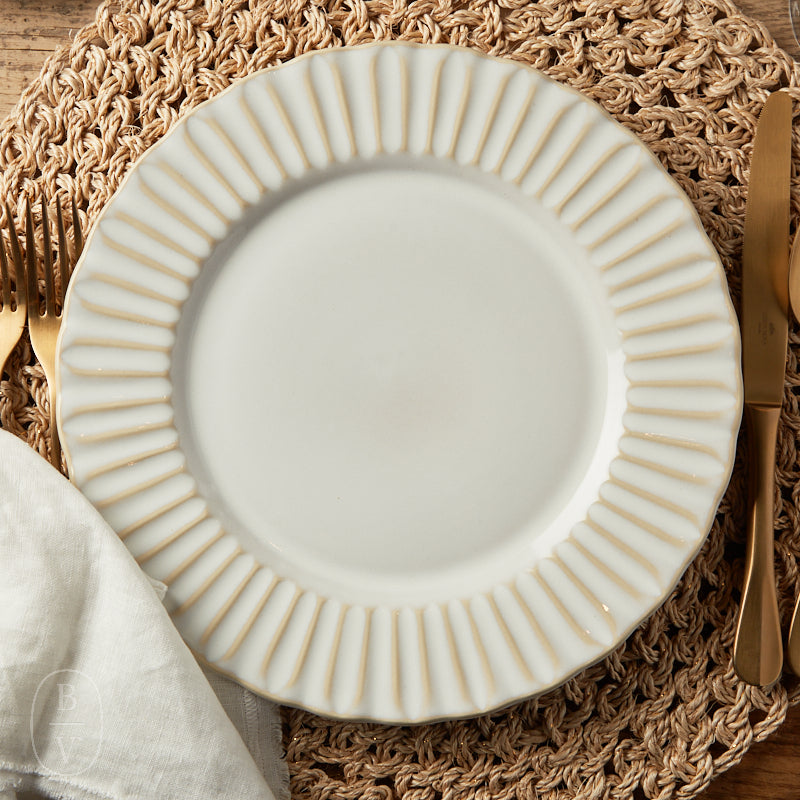 Casafina by Costa Nova CRISTAL DINNER PLATE White