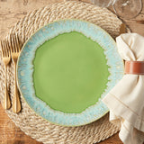 Casafina by Costa Nova TAORMINA DINNER PLATE Lime Green