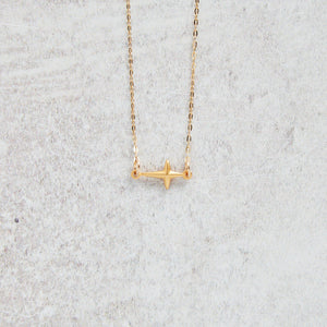 CV Designs SIMPLE CROSS CHAIN NECKLACE