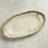 Etta B Pottery LONG OVAL DISH Botanical