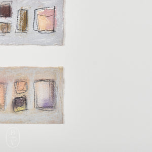 By Lacey MAT FRAMED SQUARE ABSTRACT 7