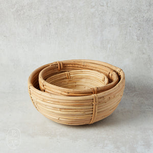 Creative Co-op HANDWOVEN RATTAN BOWL