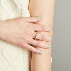 Elyssa Bass Designs CONTINUOUS GEMSTONE RING