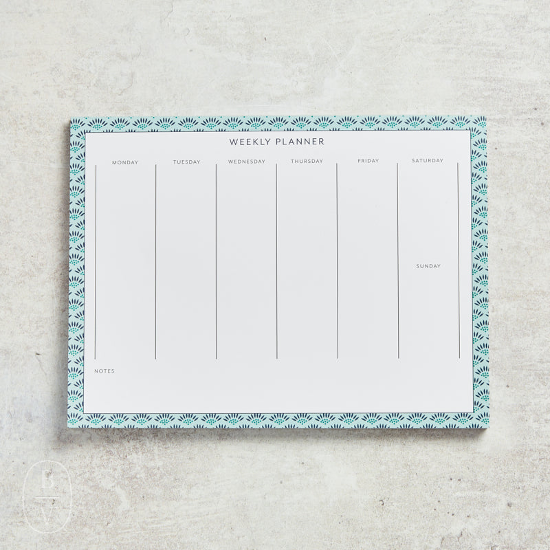 Mary Square WEEKLY DESK PAD Fan Girl