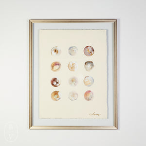 By Lacey EXPECTATION BUBBLES FRAMED FLOATED SERIES 6 NO 2