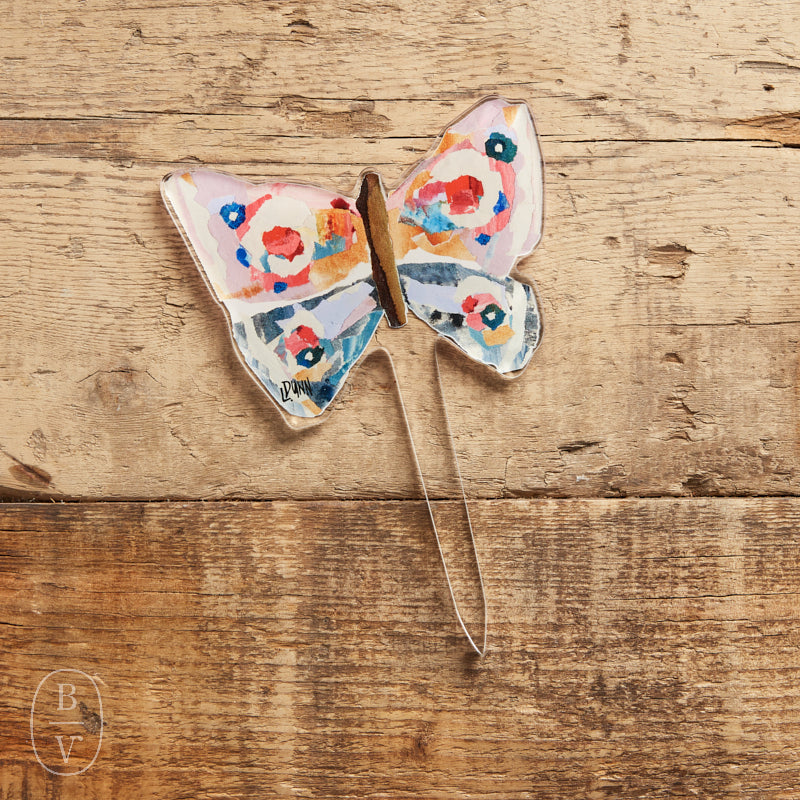 Lauren Dunn ACRYLIC PLANT STICK Butterfly