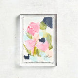 Haley Farris Fine Art ACRYLIC FRAME FLORAL 5 X 7