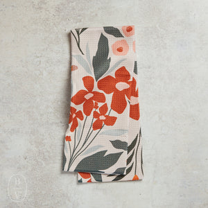 Geometry FALLOWERS TEA TOWEL