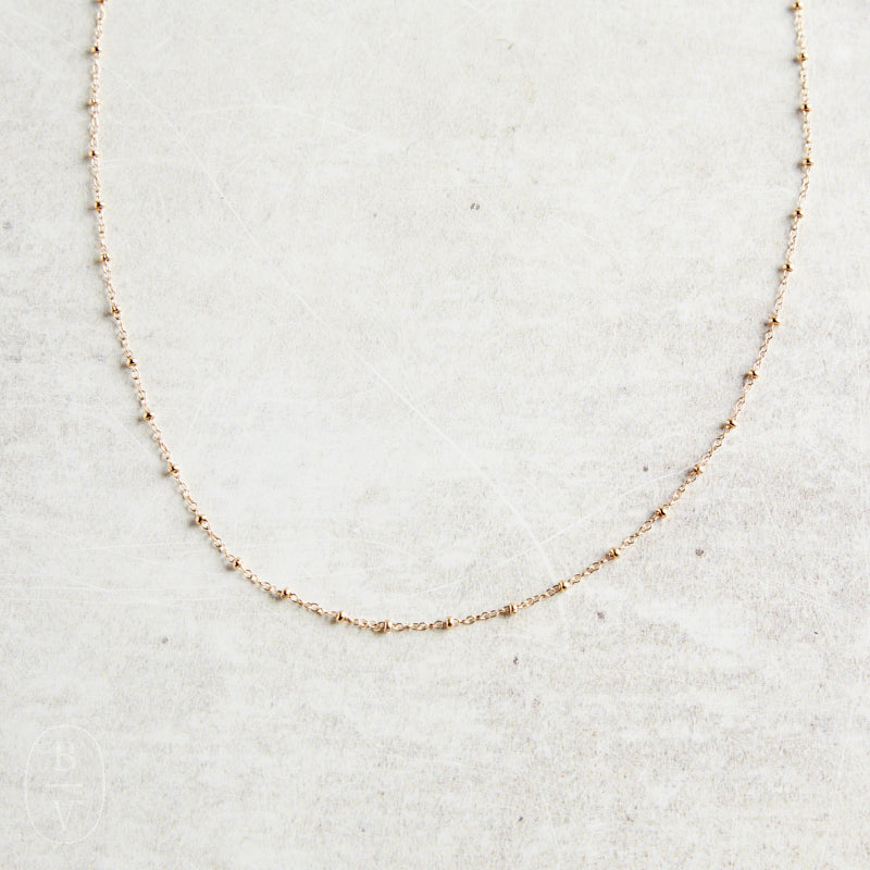 eNewton Design SIMPLICITY CHAIN CHOKER NECKLACE Classic Gold 2mm