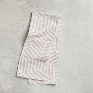 Geometry STACKED CUBES TEA TOWEL