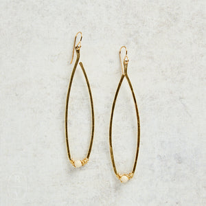 Darby Drake Jewelry and Design ABSTRACT TEARDROP EARRINGS - ETS535 Labradorite